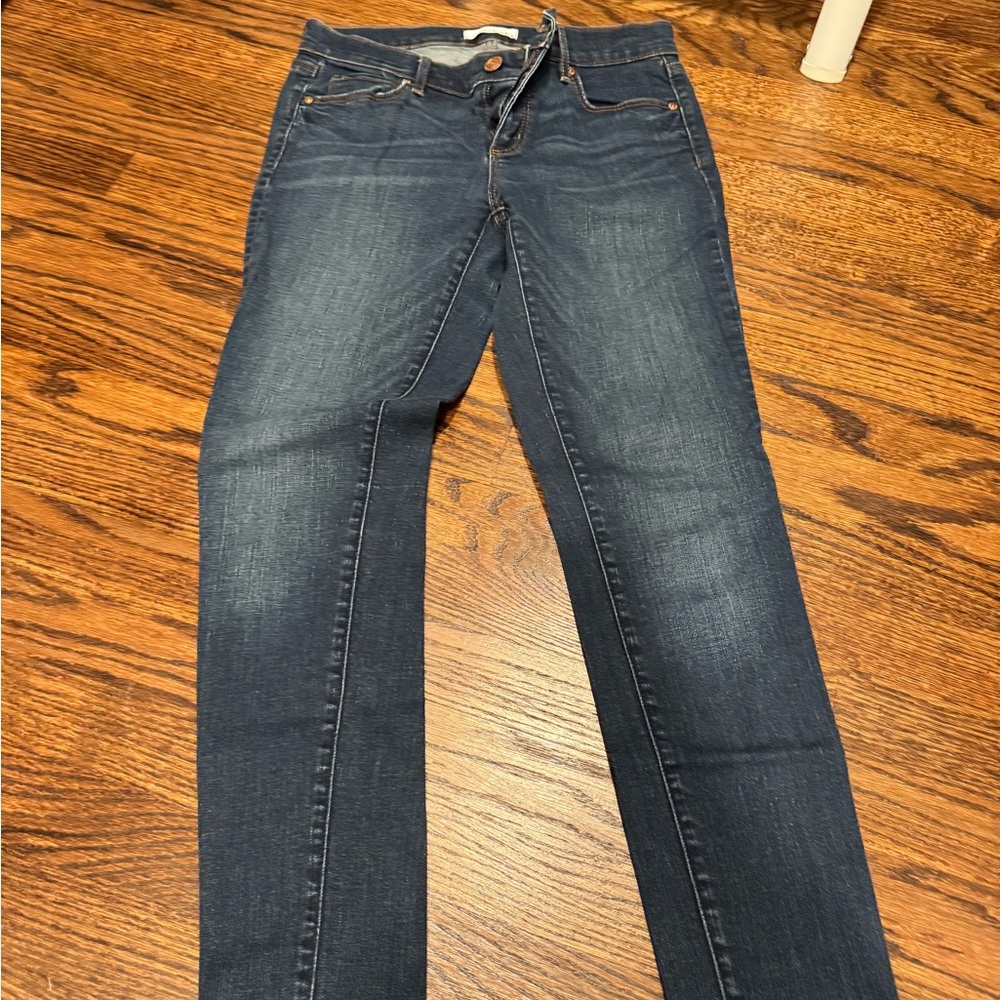 LOFT Dark Blue Skinny Jeans